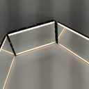 XIGETRAIL Rechargeable 3 Way Mirror for Self Hair Cutting with 8 Light Strips & Telescoping Hooks for Makeup,Shaving,Braiding&Styling-Trifold Barber Mirror