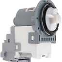 Washer Drain Pump Motor by SupHomie - Replacement For Samsung WF45K6200AZ/A2 WF45K6500AV/A2 WF45K6500AW/A2 WF45M5500AW/A5 WF45N5300AF/US WF45H6300AG/A2 (ONLY MOTOR)