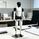 Articulated Humanoid Robot Action Figure Toy, Pre-Assembled T13, 16 Movable Joints, Popcorn Robot Model, Desktop & Car Decoration Ornament, Trendy Toy, Birthday Gift