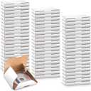 50 Pcs 5 5/8"l x 5"w x 7/16"h Cd Mailer Box Cd Shipping Boxes Corrugated Mailing Bags for Moving, Shipping, Storage, or Small Business Packaging, White