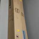 Veken 47.2" Standing Desk, Adjustable Height Office Desk with Wood Desktop, Computer Table for Home Work, Study and Gaming, Small Spaces, Modern FurnitureBrown