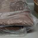 DUMOS 26 Inch Counter Height Bar Stools Set of 2, Modern Faux Leather High Barstools with Back and Metal Leg, Bar Chairs for Kitchen lsland, Elegant Brown