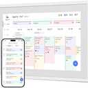 Dragon Touch 10.1 inch Digital Calendar Chore Chart – Interactive Touchscreen, Smart Family Planner, Hearth Display Desk Digital Calendar Seamless Scheduling