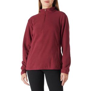 Outdoor Ventures Women's Loose Fit 1/4 Quarter Zip Soft Lightweight Polar Fleece Pullover Jacket with Zipper Pocket