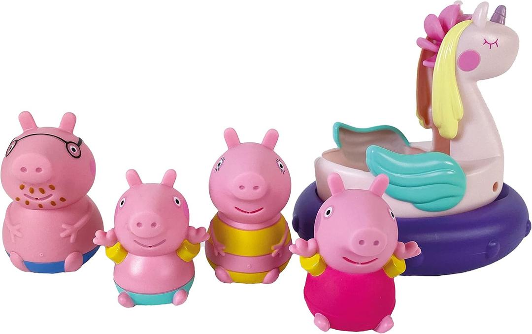 Tomy Toomies Peppa Pig Peppas House Bath Toy Playset  Bath Time Water Play Activity Center  Baby and Toddler Bath Toys for 18 Months and Up