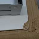 Need Small Desk 31 1/2" No Assembly Foldable Writing Table,Sturdy and Heavy Duty Folding Computer Desks for Small Space/Home Office/Dormitory AC5DW(80 * 40) (White & White Frame)