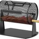Orionstar Raffle Drum, Games & Sports Professional Raffle Ticket Spinner with Wooden Turning Handle Holds 2500 Tickets (Black)