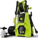 Pressure Washer, 5000PSI Max 3.6GPM Electric Power Washer with Foam Cannon 35FT Power Cord 4 Nozzles, Pressure Washer for Cars, Patios, Fences, Decks and Driveway