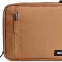 PackIt Freezable Classic Lunch Box, Almond, Built with ECOFREEZE Technology, Collapsible, Reusable, Zip Closure With Zip Front Pocket and Buckle Handle, Designed for Fresh Lunch On the Go