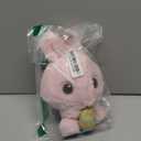 Aurora Vibrant Spring Flower Bunny Stuffed Animal - Decorative Charm - Endless Fun - Pink 6 Inches