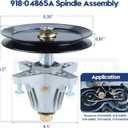 2 Pack 918-04865A Spindle Assembly Kit for 46" Deck