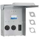 SURAIELEC RV Electrical Panel with Surge Protector, Weatherproof RV Breaker Box with 10800J Surge Protection, 50/30/20 Amp RV Outlet Box Hookup, Camper, Travel Trailer, ETL Listed