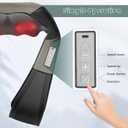 AMZPONY Rechargeable Neck Massager with Heat Shiatsu Back and Neck Massager Cordless Portable Kneading Shoulder Massage Shawl for Pain Relief Deep Tissue Gifts for Dad Mom Friends