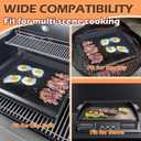 18.6"x14" Pre-Seasoned Cast Iron Griddle, Flat Top Grill Plate for Camping | 19.2lb heavy-duty cast iron griddle fits most grills/stoves; pre-seasoned nonstick; high sidewalls; side handles.