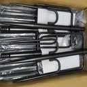 FEED GARDEN String Light Poles for Outside,10FT Metal Poles for Outdoor String Lights, Stand Poles for Deck, Garden, Patio, Wedding, Backyard, Christmas Party 4 Pack