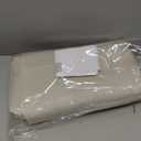 Non-Slip Head Pillow for Recliners - Neck Support Cushion with Velvet Cover for Pain Relief at Home, Office and Travel (Ivory)