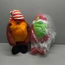 Yerliker 2 Pcs Christmas Large Plush Gnomes Decorations Lime Green Gnomes Xmas Stuffed Animals Porch Yard Decor 28 to 43 Inch Santa Decoration with Retractable Legs for Gifts Home Indoor Outdoor