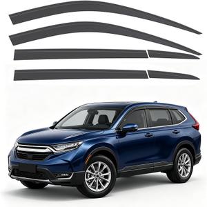 Tape-on Window Visors Rain Guards Fit for Honda CR-V CRV 2023-2026 6PCS