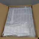 7 code Large Dish Drying Rack, 2-Tier Dish Racks for Kitchen Counter, Detachable Large Capacity Dish Drainer Organizer with Utensil Holder, Dish Drying Rack with Drain Board, White