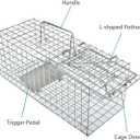 Humane Squirrel Trap Heavy Duty Live Animal Cage Trap (Not for Large Animals)