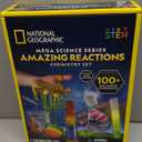 National Geographic Amazing Chemistry Set - Chemistry Kit with 100+ Science Experiments Including Crystal Growing and Reactions, Science Kit for Kids, STEM Gift for Boys and Girls 