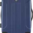 Travelers Club Chicago Hardside Expandable Spinner Luggage, Navy Blue, 22" Carry-On