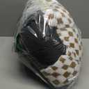 JOEJOY Dog Bed for Medium Small Dogs - Rectangle Orthopedic Dog Sofa Bed, Cute Modern Puppy Bed with Jacquard Shaggy Plush & Anti Slip Bottom, 25x21x8inches, Brown