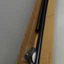 AIZESI 41-144 Inch Heavy Duty Black Tension Curtain Rod - No Drilling, Adjustable, Rust-Resistant for Outdoor, Living Room, Window, Bathroom