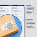 Avery Printable Shipping Labels with Sure Feed, 3-1/3" x 4", White, 150 Blank Mailing Labels (5264)