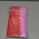 Gandeer 60 Set Valentines Drink Pouches with Straw 17 oz Hearts Plastic Drink Pouches for Adults Alcohol Clear Reclosable Juice Beverage Bag for Valentine's Day Wedding Birthday Party Supplies(Animal)