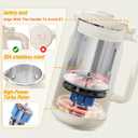 Arcmira 10 in-1 Automatic Nut Milk Maker Machine 42oz 10 Blade Homemade Almond, Soy, Oat, Juice, Plant-Based and Dairy Free Beverages, Soy Milk Maker with LED Panel/Delay Start/Keep Warm/Self Clean
