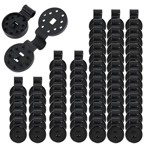 Motcoda Garden Shade Clips Shade Cloth Heavy Duty Clip Sun Shade Retaining Clip for Plastic Netting Cover Lock Patio Fabric Net Tarp Clamp(100pcs)