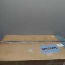 Sweetcrispy Overbed Bedside Table with Wheels, Adjustable Hospital & Home Use Bed Table, Rolling Laptop Table, Mobile Standing Desk, White (27.56"D x 15.75"W x 43.31"H)