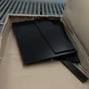 Grandder 40 Inch L Shaped Computer Desk with Reversible Storage Shelves, Home Office Corner Desk Study Writing Table with Hutch, Study, Black