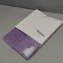 Wallet Case for Galaxy S25 Ultra, [RFID Blocking] 3 Card Holder Stand with Credit Card Slot PU Leather Magnetic Protective Flip Cover for Galaxy S25 Ultra (Light Purple)