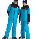 The North Face Teen Freedom Triclimate Jacket | Heatseeker Insulation & Water Repellent Finish, Helmet Compatible Hood, Goggle Wipe, Meridian Blue, Medium, Size 10