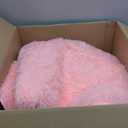 KCHOWUA Pink Fluffy Shag Rug for Bedroom Girls,6'x9' Machine Washable Plush Fuzzy Throw Large Area Rugs for Living Room, Modern Soft Cute Shaggy Furry Nursery Kids Baby Dorm Room Carpets