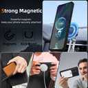 for Samsung Galaxy S21 FE Case Magnetic Compatible with MagSafe Wireless Charging,with 2 Screen Protectors,for S21 FE Case with Stand Ring Military Grade Shockproof Heavy Duty Protection Black