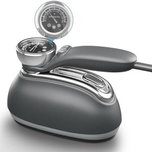 Steamer for Clothes, 2 in 1 Clothes Steamer Handheld, 1200W Steam Iron, 3 Level Thermometer Display Dashboard Travel Iron, 180° Rotatable Portable Handheld, Heat Up, Water Tank, 120V