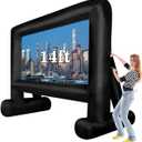 14 FT Inflatable Movie Screen Blow up Mega Movie Projection Outdoor Screen