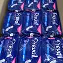 Prevail - Incontinence Bladder Control Pads for Women - Moderate Absorbency - Long Length - 144 Count (9 packs of 16)
