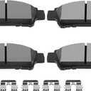 SCITOO Ceramic Brake Pads, 4pcs Rear Brake Pads Brakes Kits fit for 2004-2010 for Toyota Sienna