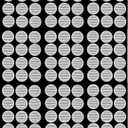 3" Round Plastic Louver Soffit Air Vent Reptile Screen Grille Cover (50, White)