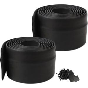 XmuxHai 5.2IN*5.74FT*4PCS Rubber Fender Extension Flexible Rubber Wheel Arch for SUV and Truck Fender Flare Edge Trim Mud Flaps Mudguards