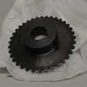 uxcell #35 Chain Roller Sprocket B Type, 1" Bore 36 Tooth Single Strand Chain Sprocket, Carbon Steel, Keyway with Set Screws