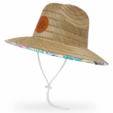 Sunday Afternoons Kids' Sun Guardian, Natural/Pink Tropical, Large