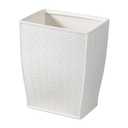White Bathroom Trash Can, Stylish 1.32 Gallon/5 Liter Waste Basket for Living Decor, Bathroom, Office,Party,Room,Kitchen