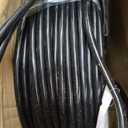 14/3 Gauge Black Outdoor Extension Cord 300 ft Waterproof with Lighted Indicator, Cold Weatherproof -40C, Flexible 3 Prong Long Extension Cord Outside,13A 1625W 14AWG SJTW, ETL Listed