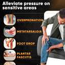 CRUVHEAL High Arch Support Inserts Men Women - Plantar Fasciitis - Comfort for Foot Pain Relief - Anti-Fatigue - Orthotic Shoe Insoles (S, Black)