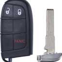 SUPALAND Keyless Entry Remote Control Key Fob Replacement Fits for Jeep Compass 2017 2018 2019 2020 2021 2022 2023 2024 2025 Jeep Proximity Smart Remote Tombstone Type M3N40821302 M3N-40821302